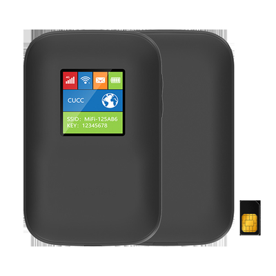 2700mAh-3000mAh Mobilny router 4G z czarnym odblokowanym ekranem
