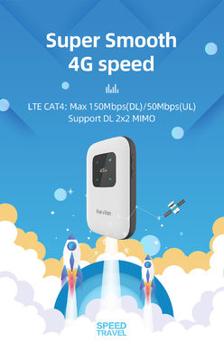Bezprzewodowy przenośny router MiFi 4g CAT4 150 mb/s obsługuje B12/B17/B28