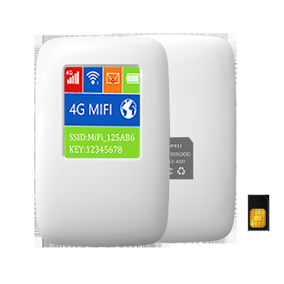 Cat4 150 Mb / s MiFi Mobile 4G Router Interfejs USB Ładowanie akumulatora 3000 mAh Bez potrzeby konfiguracji