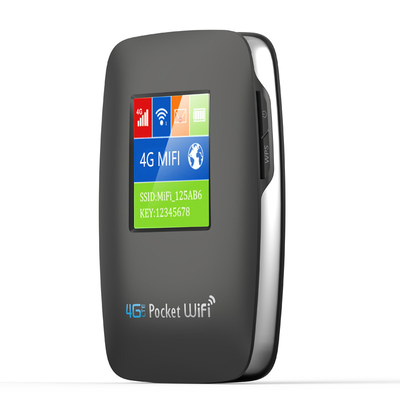 Kieszonkowy hotspot WIFI 2700mAh-3000mAh Mobilny router 4G z czarnym odblokowanym ekranem