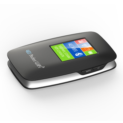 Kieszonkowy hotspot WIFI 2700mAh-3000mAh Mobilny router 4G z czarnym odblokowanym ekranem