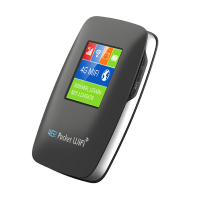 Kieszonkowy hotspot WIFI 2700mAh-3000mAh Mobilny router 4G z czarnym odblokowanym ekranem