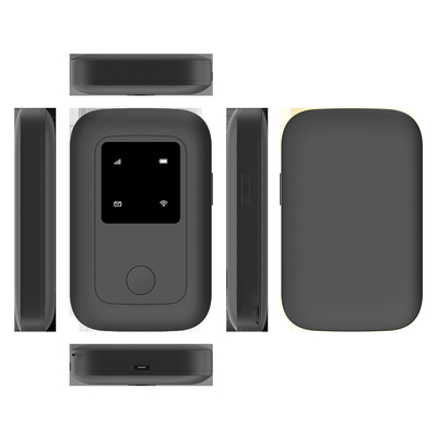 Odblokowany router 4G Lte MiFi ze światłami LED Karta SIM w kolorze czarnym