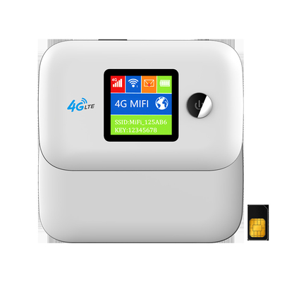 Odblokowany przenośny bezprzewodowy router 4G WIFI Kieszonkowy bezprzewodowy MiFi z ekranem LCD gniazda karty SIM