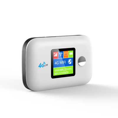 Odblokowany przenośny bezprzewodowy router 4G WIFI Kieszonkowy bezprzewodowy MiFi z ekranem LCD gniazda karty SIM