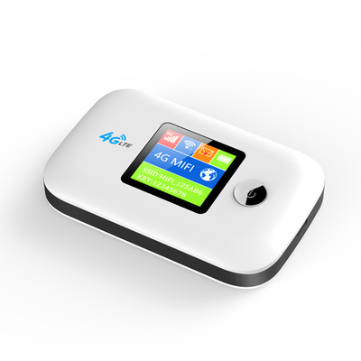 Odblokowany przenośny bezprzewodowy router 4G WIFI Kieszonkowy bezprzewodowy MiFi z ekranem LCD gniazda karty SIM