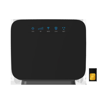 Domowy router wewnętrzny CPE 4G Lte z gniazdem karty SIM Podwójne zewnętrzne anteny do biura