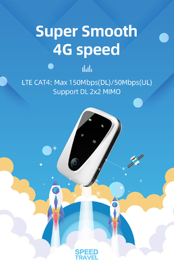 Przenośny router 4G LTE WIFI 150 Mb / s Mobilny modem szerokopasmowy Hotspot SIM Bezprzewodowy modem MIFI
