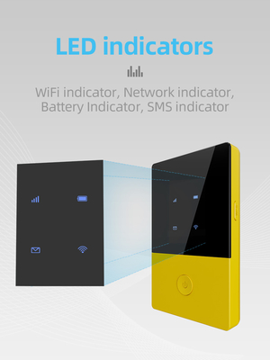 3G Przenośny mobilny router 4G Kieszonkowy samochód Wi-Fi z gniazdem karty SIM