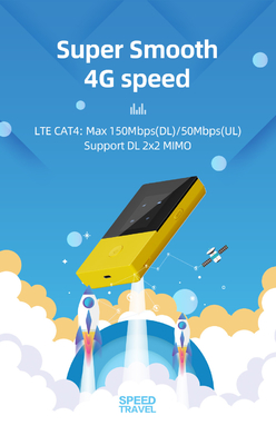 3G Przenośny mobilny router 4G Kieszonkowy samochód Wi-Fi z gniazdem karty SIM