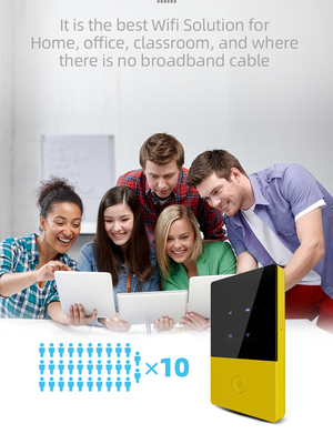 3G Przenośny mobilny router 4G Kieszonkowy samochód Wi-Fi z gniazdem karty SIM