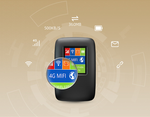 3000mAh Bezprzewodowy router MiFi 4G LTE WIFI Hotspot z ekranem LCD International Band